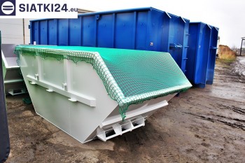 Siatki Ropczyce - Siatka przykrywająca na kontener - zabezpieczenie przewożonych ładunków dla terenów Ropczyc